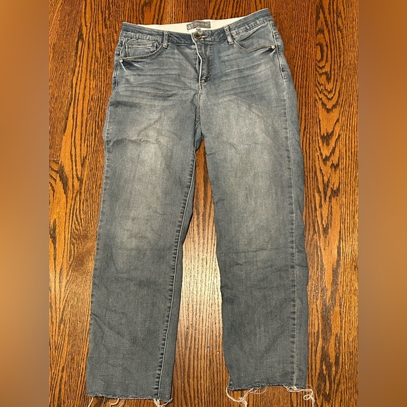 Wit & Wisdom Denim - Wit & Wisdom Women's Straight Frayed Hem Jeans